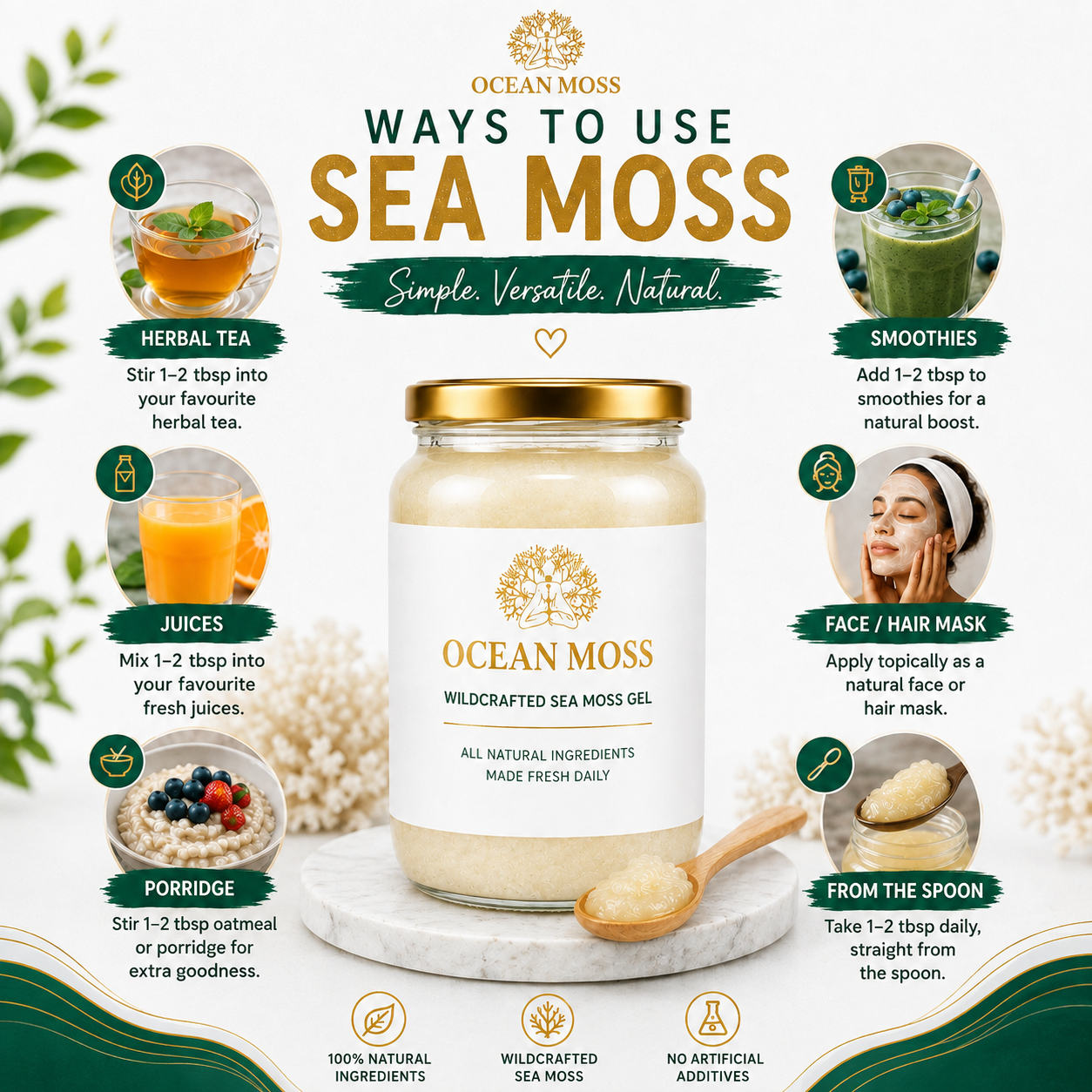 OCEAN MOSS SEA MOSS GEL (720ML) – Premium Mineral-Rich Superfood