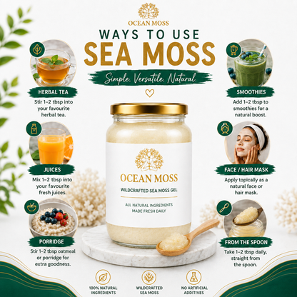 OCEAN MOSS SEA MOSS GEL (720ML) – Premium Mineral-Rich Superfood