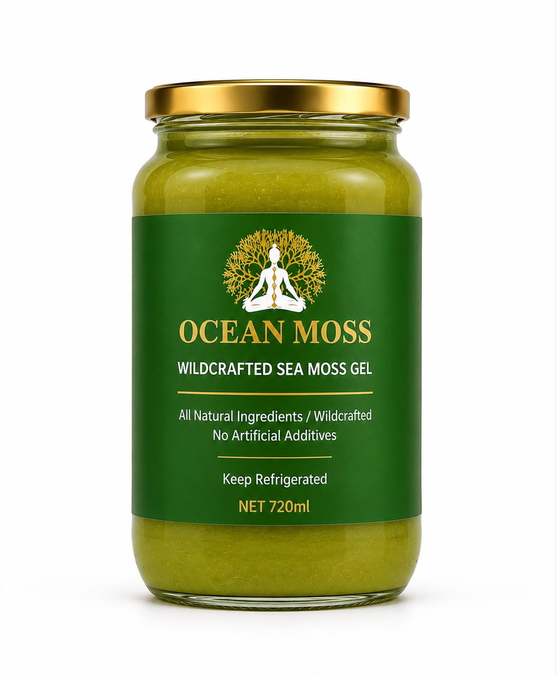 Gel de mousse de mer verte - 720 ml