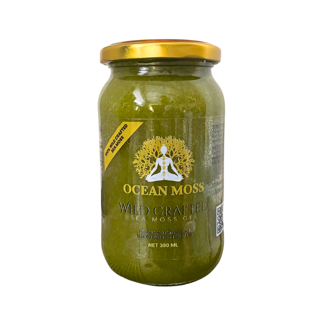 OCEAN MOSS SEA MOSS & MORINGA GEL (380ML)– Natural Superfood Boost