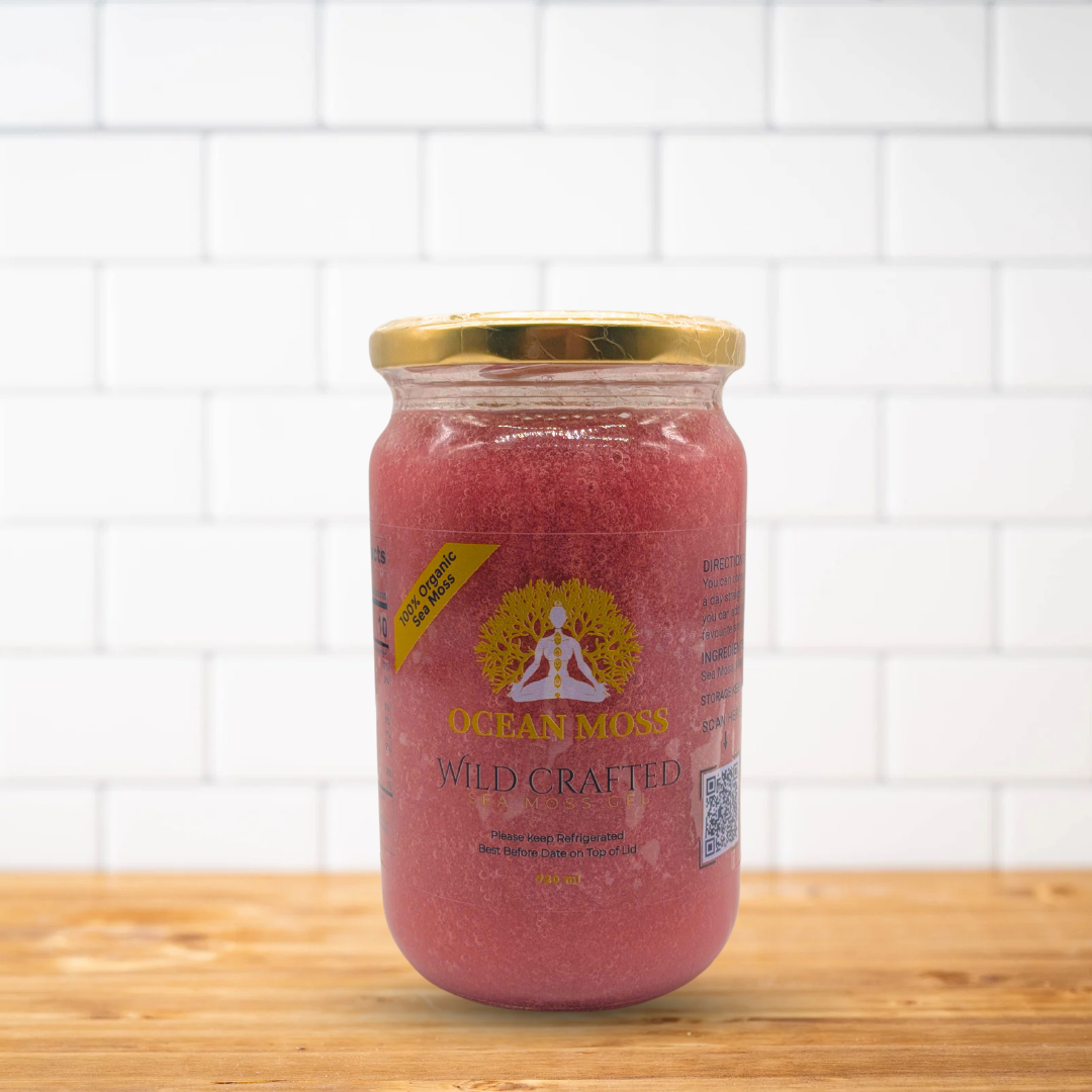 OceanMoss Purple Sea Moss Gel (720ML) – Organic Superfood in Glass Jar