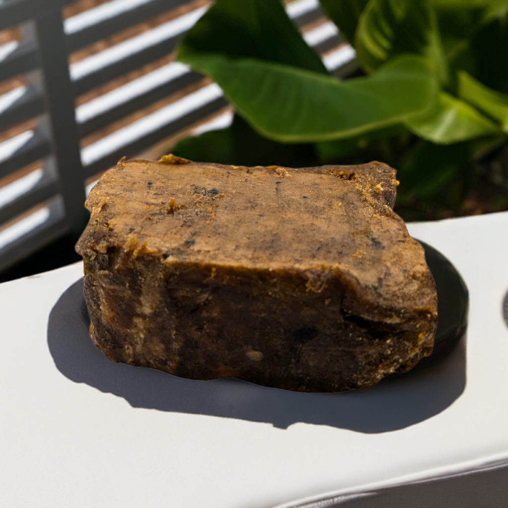 Raw Black African Soap - Ocean Moss